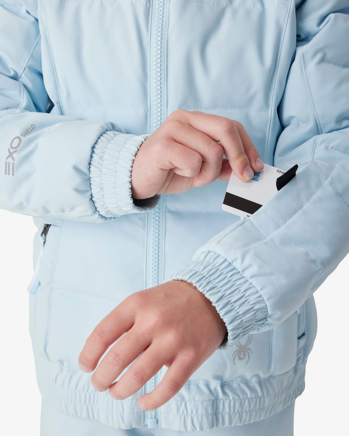 Girls' Zadie Synthetic Down Jacket - Cloudy Blue