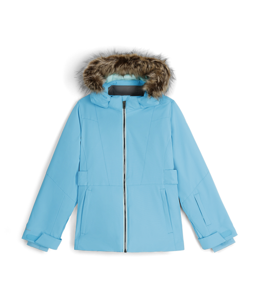 Girls Lola Jacket - Cyan Blue – Spyder