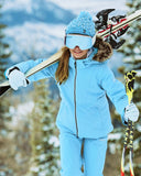 Girls Lola Jacket - Cyan Blue