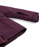 Close up of a Purple jacket on a white background