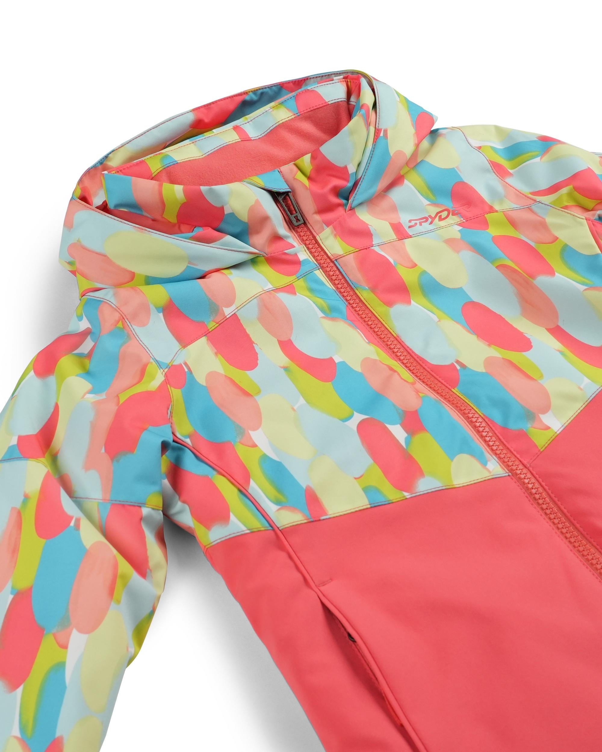 Little Girls' Conquer Jacket - Coral Haze Sprinkles – Spyder