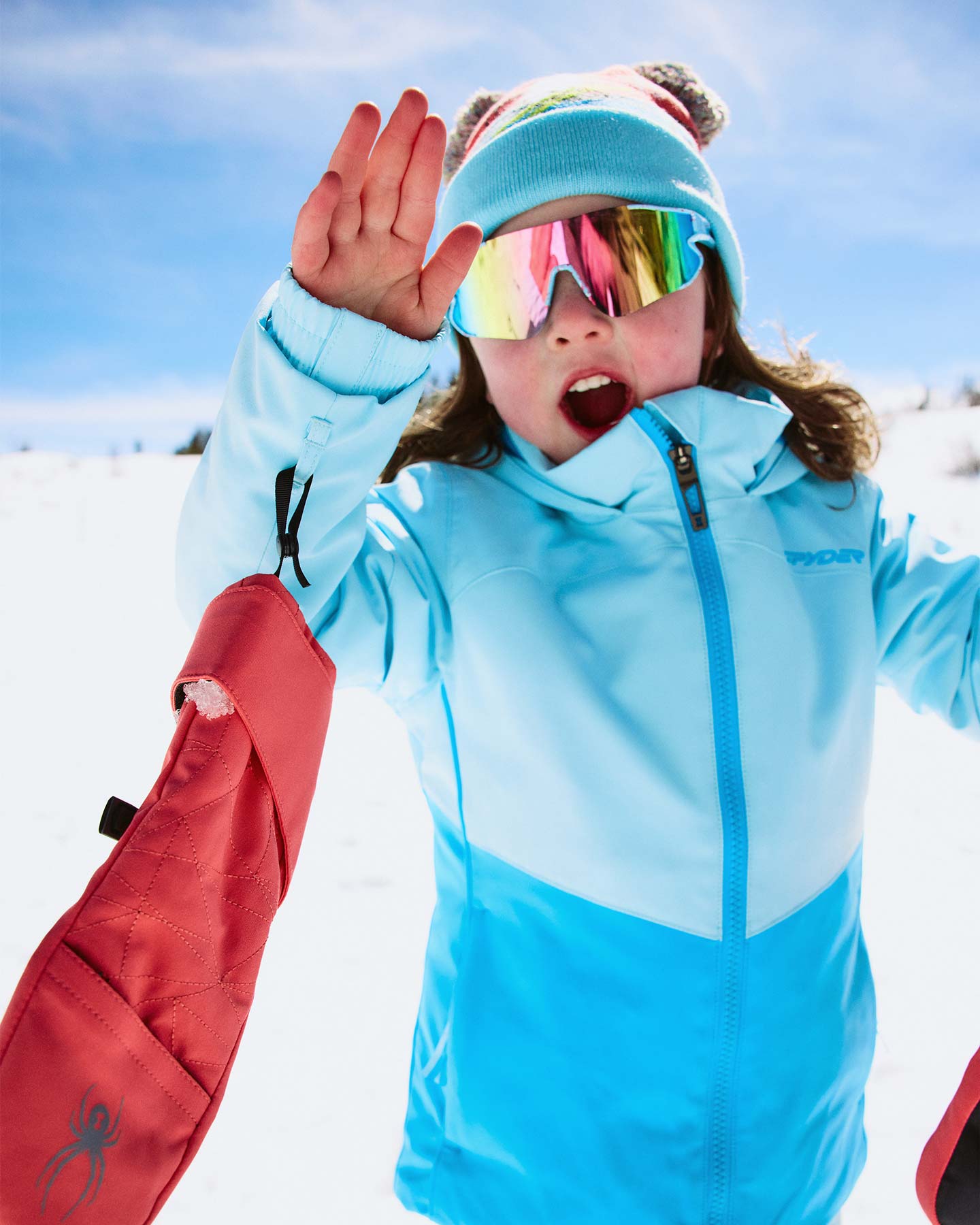 Little Girls' Conquer Jacket - Crystal Blue – Spyder
