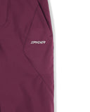Maroon jacket with Spyder logo on a white background