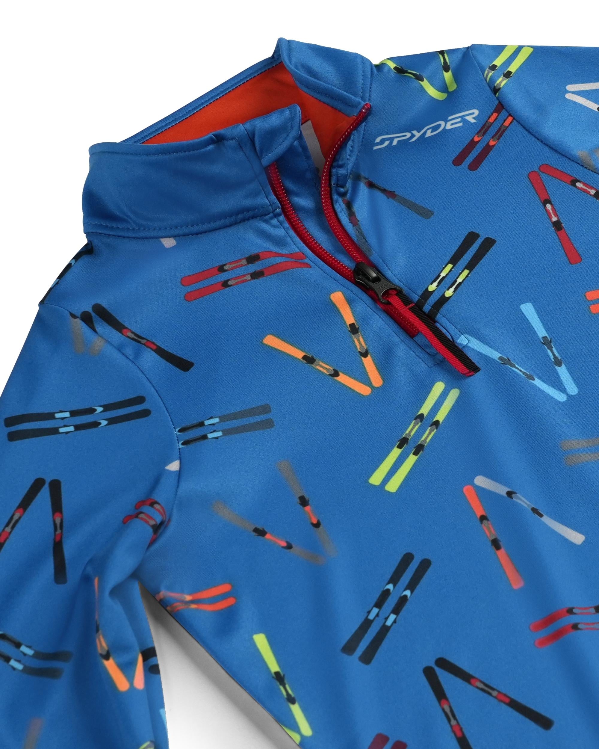 Little Boys International Half Zip T-Neck - Cobalt Fries – Spyder