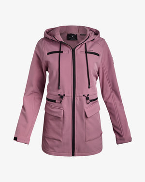 Women's Long Softshell Jacket - Ashen Lilac