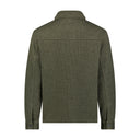 Mens Sweater Fleece Shacket - Dusty Green