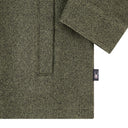 Mens Sweater Fleece Shacket - Dusty Green
