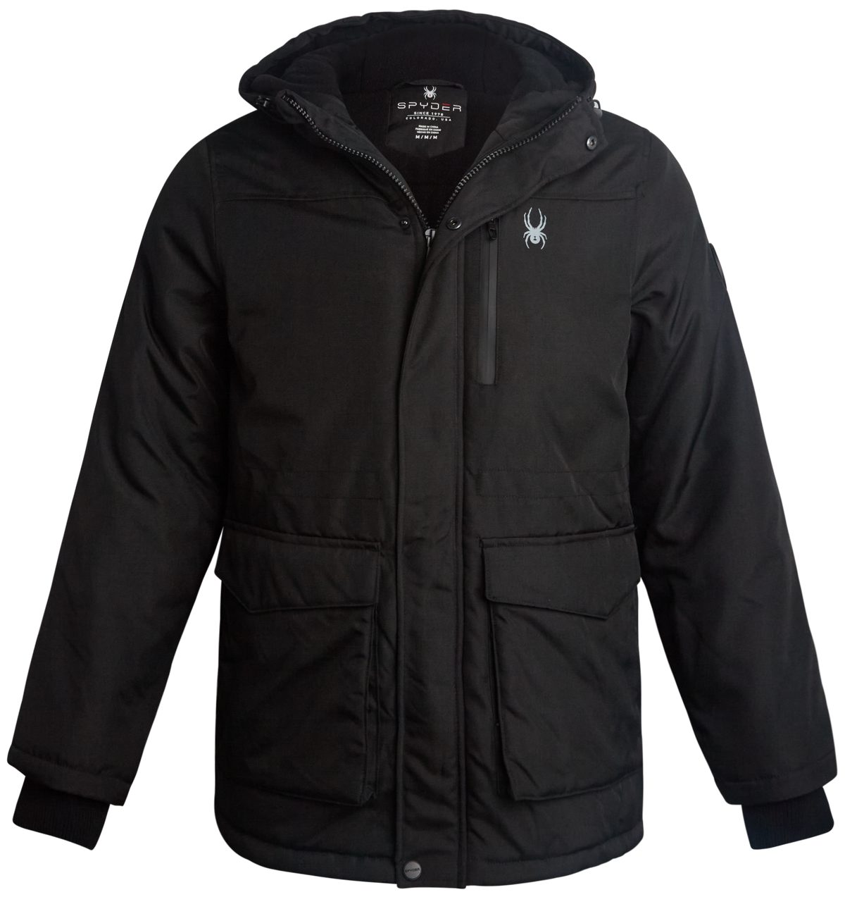 Men's Parka Jacket - Black