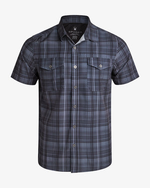 Men's Seaside Collared Shirt - Black