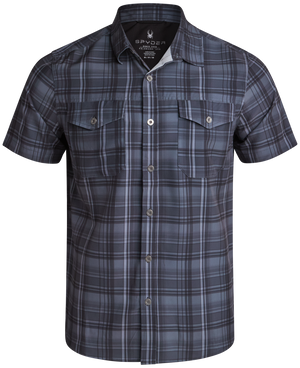 Men's Seaside Collared Shirt - Black