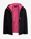 Girls' 3-in-1 Jacket - Black