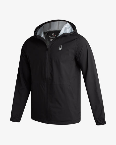 Men's Spring Showers Jacket - Black – Spyder