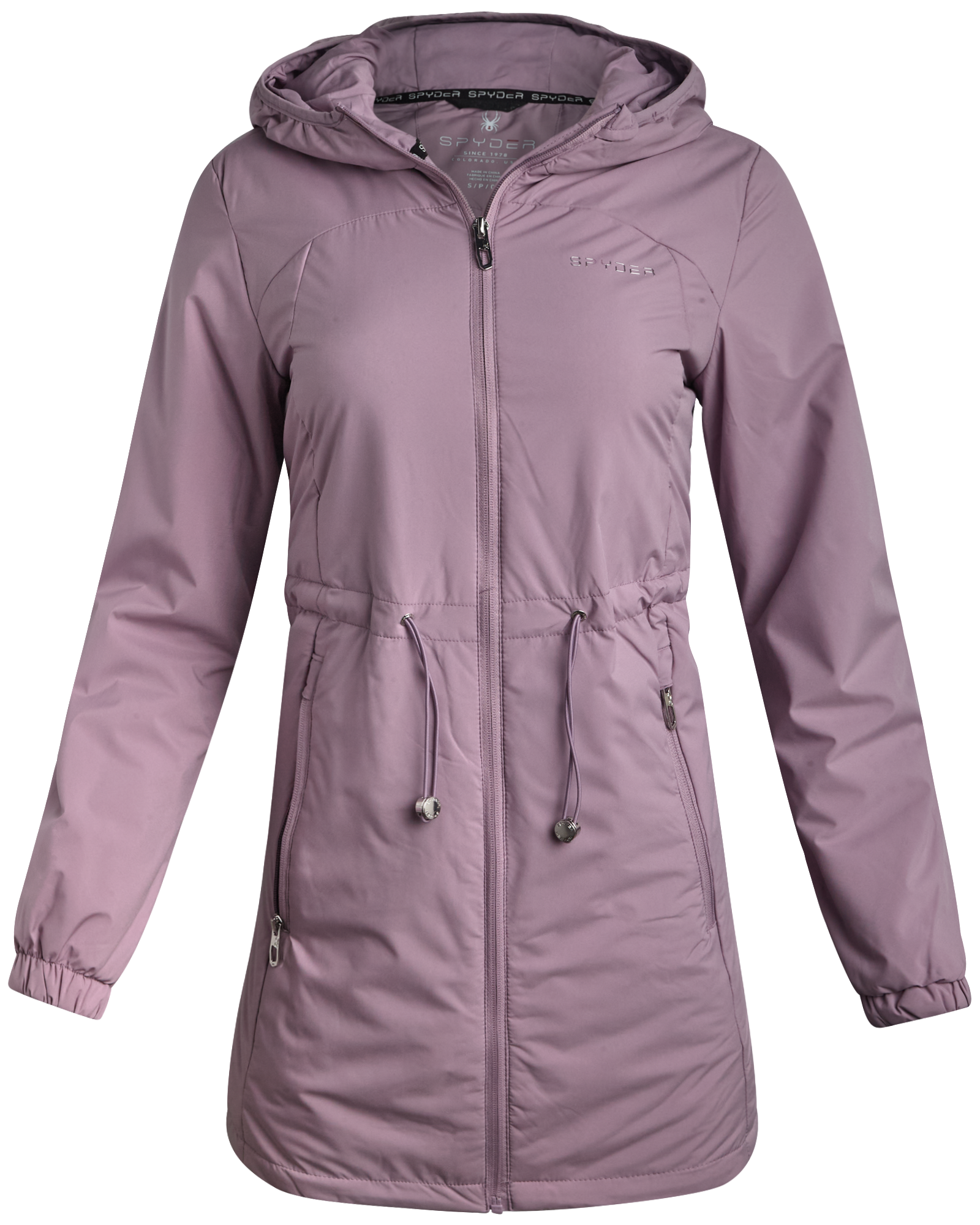 Womens Long Spyder Lite Jacket - Dusty Grape