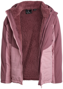 Girls 3-in-1 Jacket - Mauve