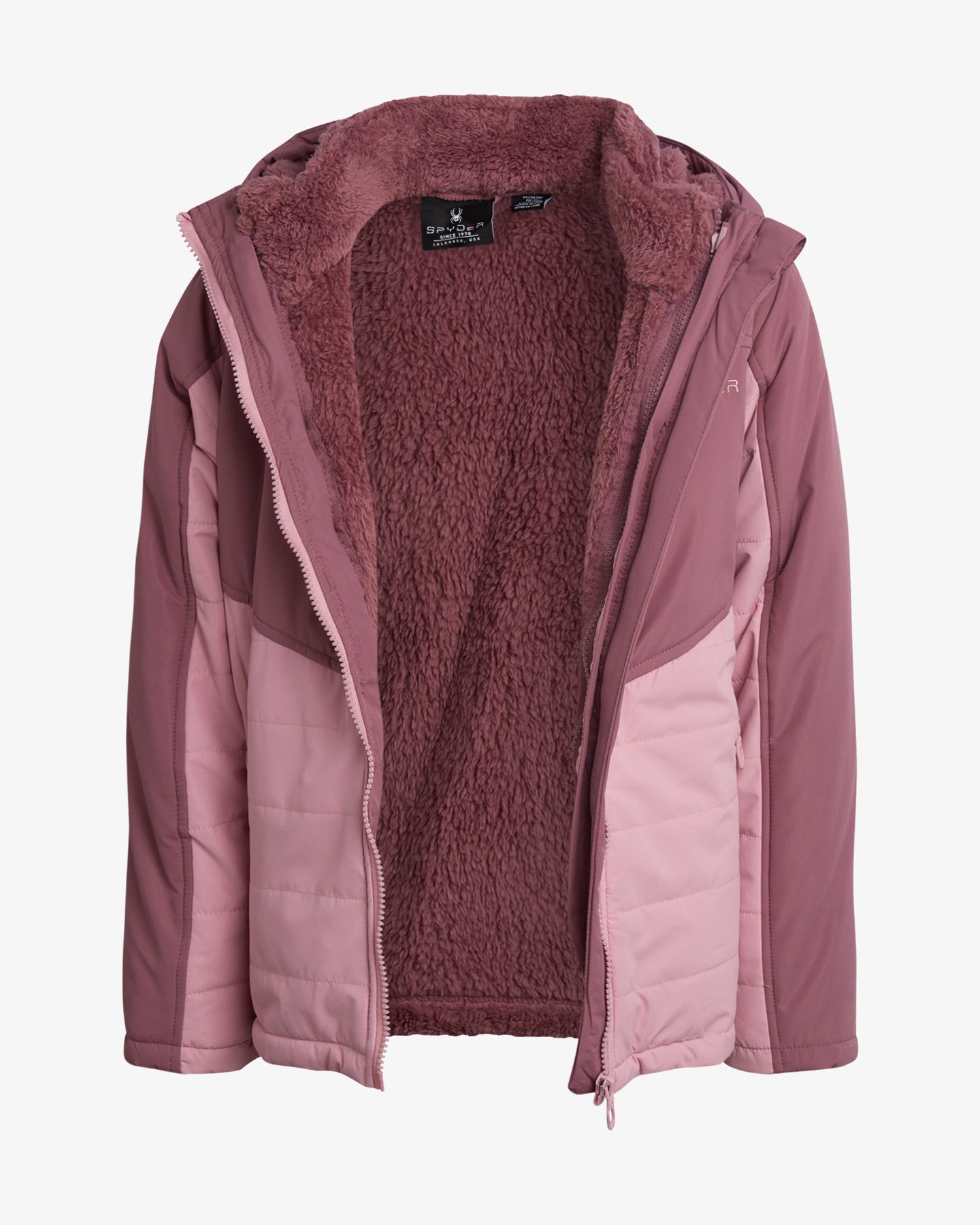 Girls' 3-in-1 Jacket - Mauve