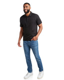 Mens Short Sleeve Interlock - Black