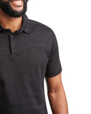 Mens Short Sleeve Interlock - Black