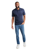 Mens Short Sleeve Interlock - Navy