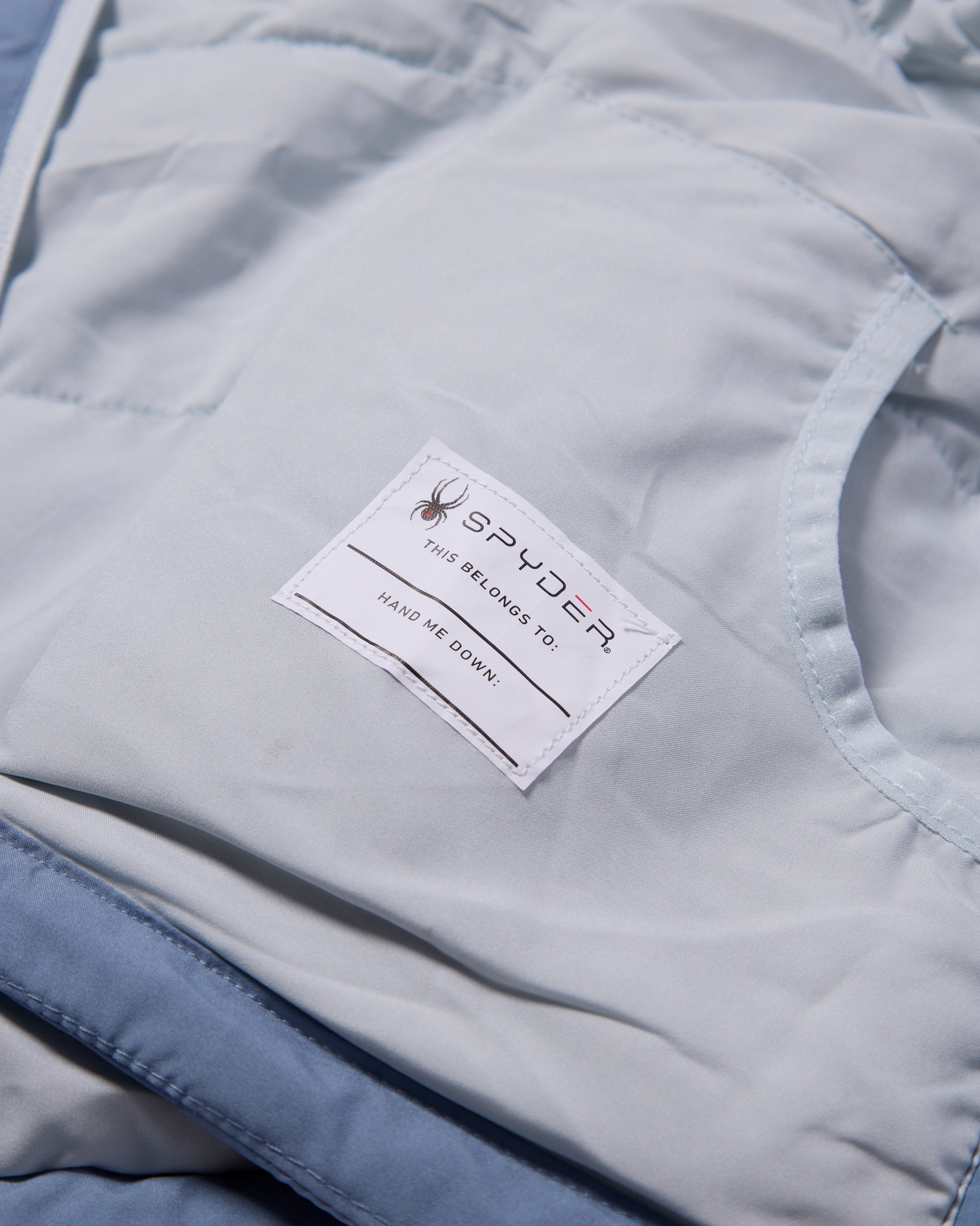 Little Girls Spyderlite Jacket - Stone Blue