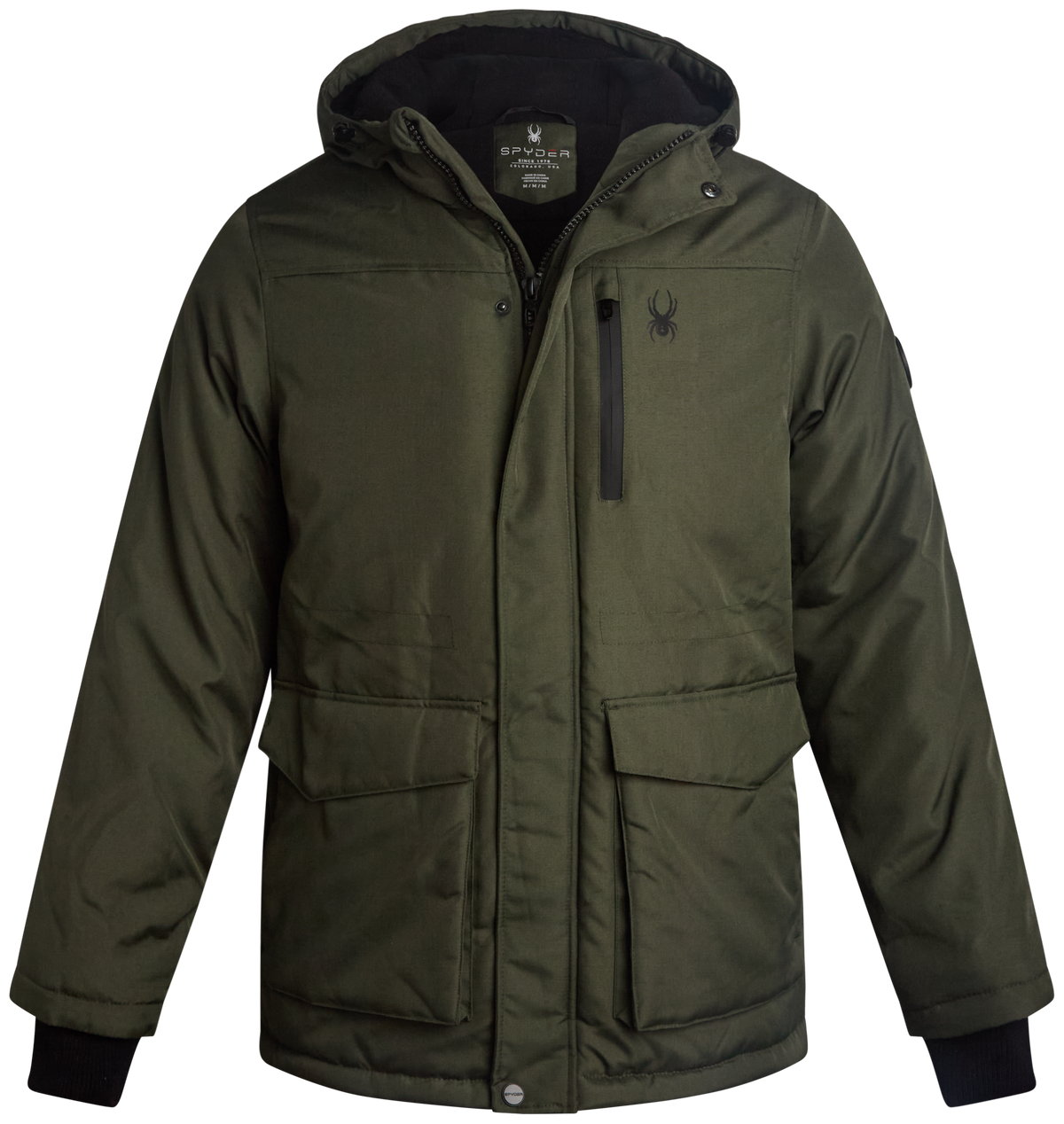Men's Parka Jacket - Olive