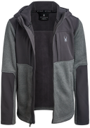 Boys Sweater Fleece Jacket - Pewter