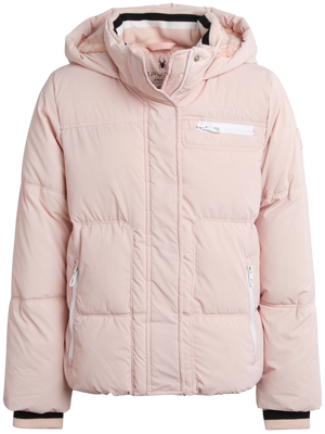 Girls Puffer Jacket - Powder Pink