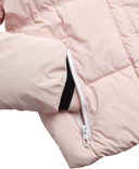 Girls Puffer Jacket - Powder Pink