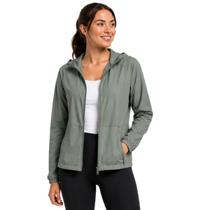 Women's Twill Full Zip Jacket - Seagrass