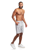 Mens Stretch Woven Shorts - Pewter