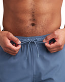 Mens Stretch Woven Shorts - Slate Blue