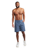 Mens Stretch Woven Shorts - Slate Blue