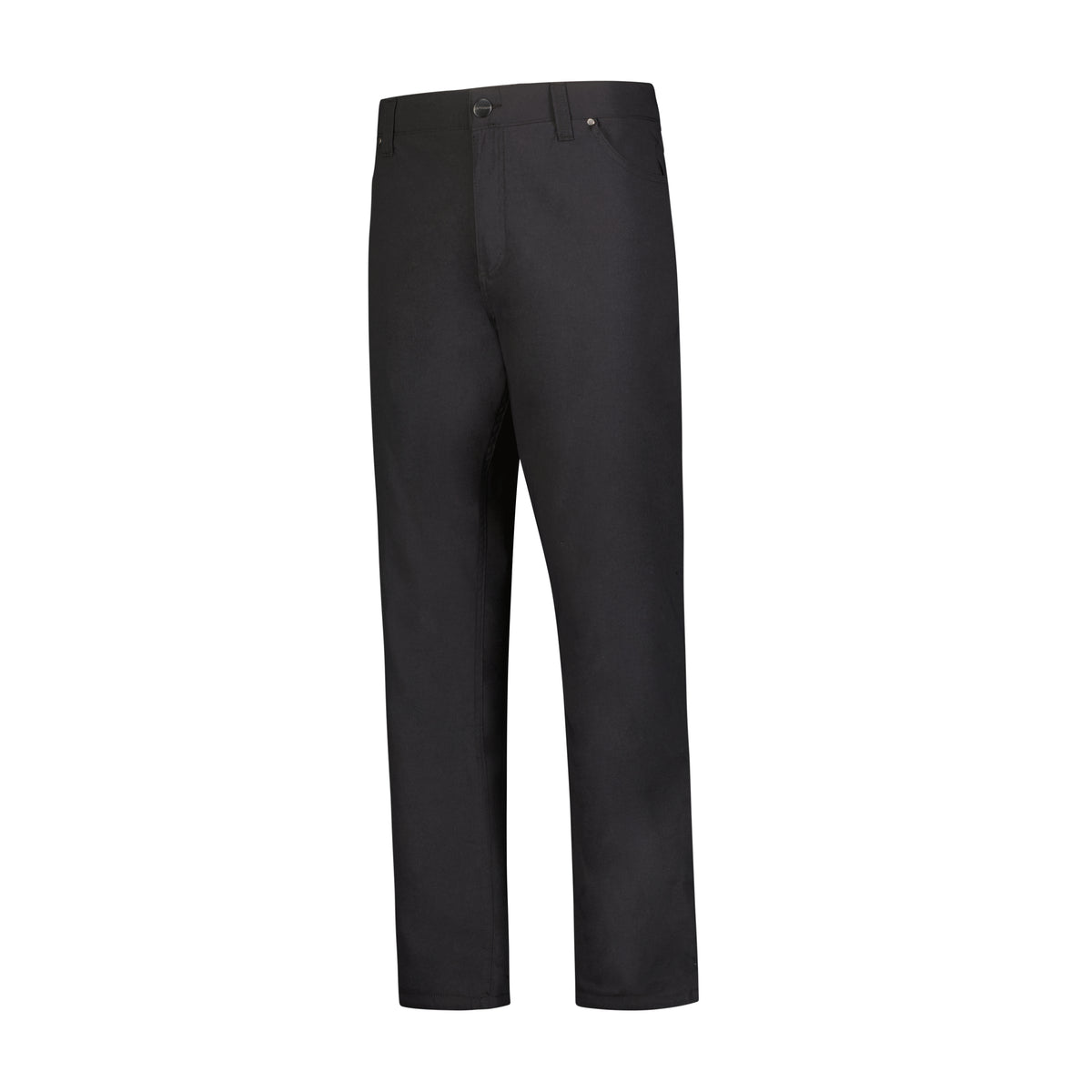 Men's Fleece Lined Five Pocket Pants - Black