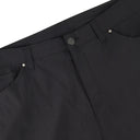 Mens Fleece Lined Five Pocket Pants - Black