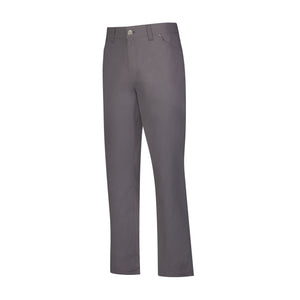 Mens Fleece Lined Five Pocket Pants - Gunmetal