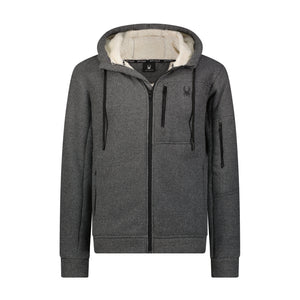 Mens Sherpa Hoodie - Black