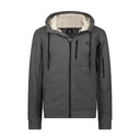 Mens Sherpa Hoodie - Black