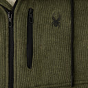 Mens Sherpa Hoodie - Olive
