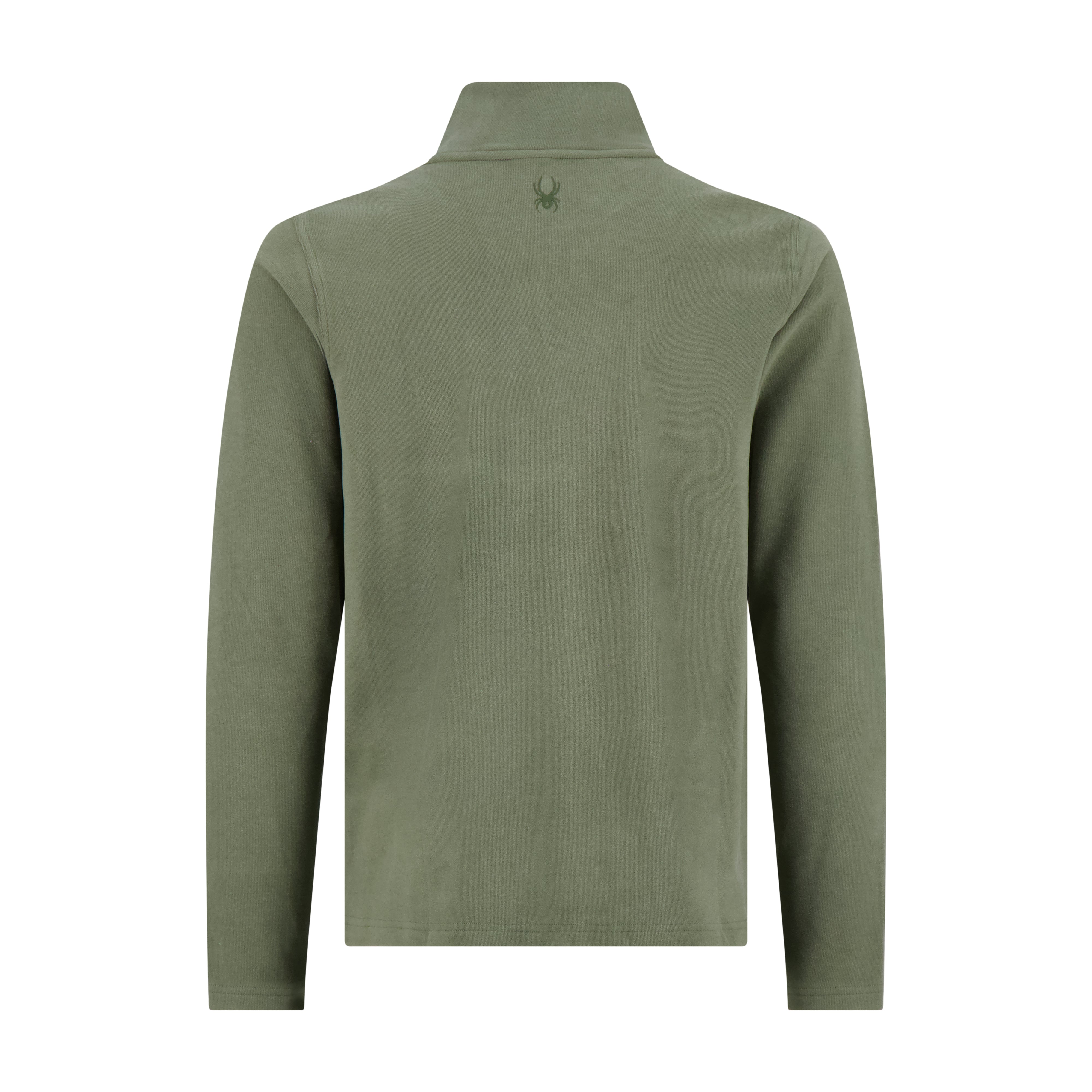 オリーブ Mens Brushed Vertical Stripe Quarter Zip - Olive – Spyder