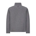 Mens Diamond Quilt Quarter Zip - Grey