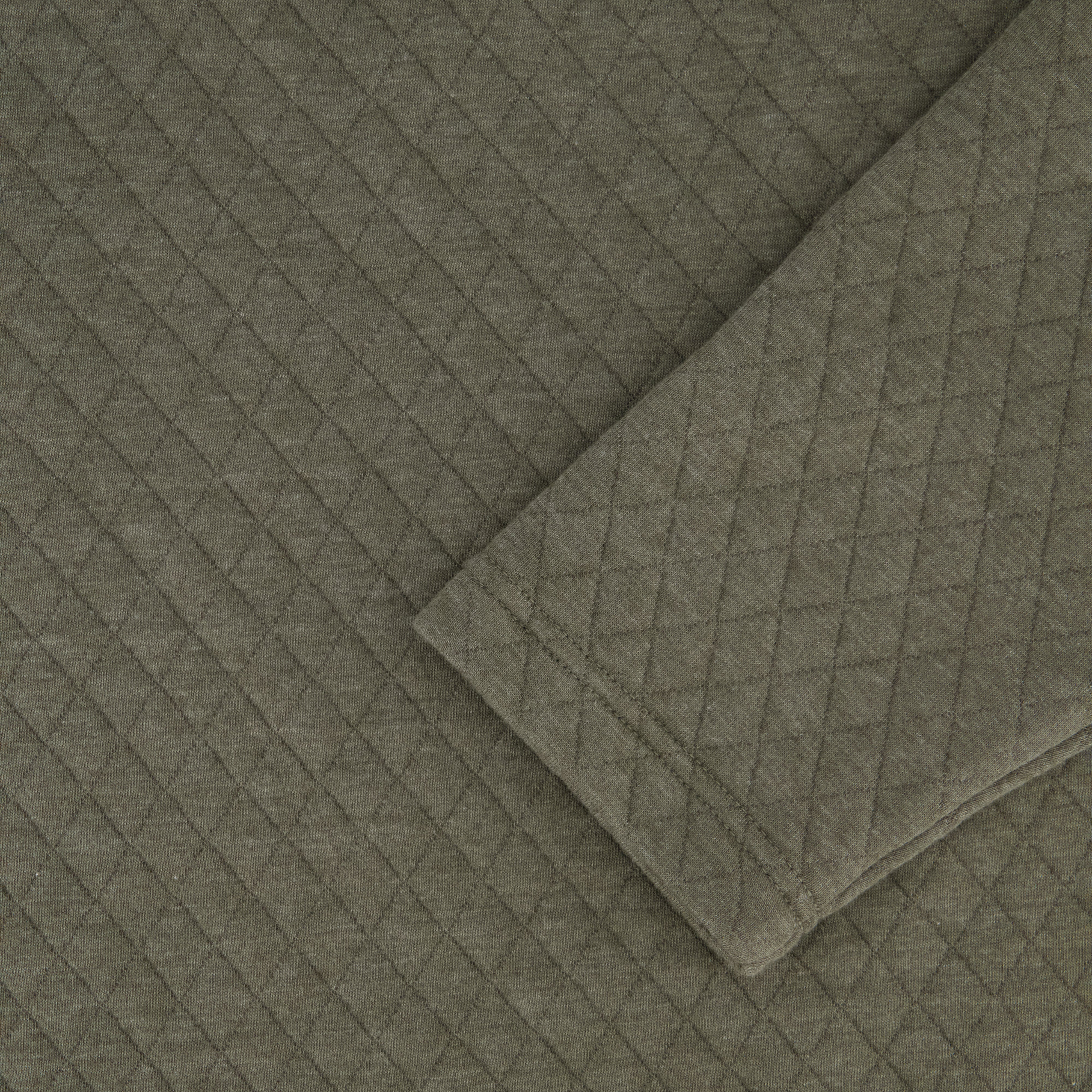 Men's Diamond Quilt Quarter Zip - Olive – Spyder