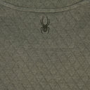 Mens Diamond Quilt Quarter Zip - Olive