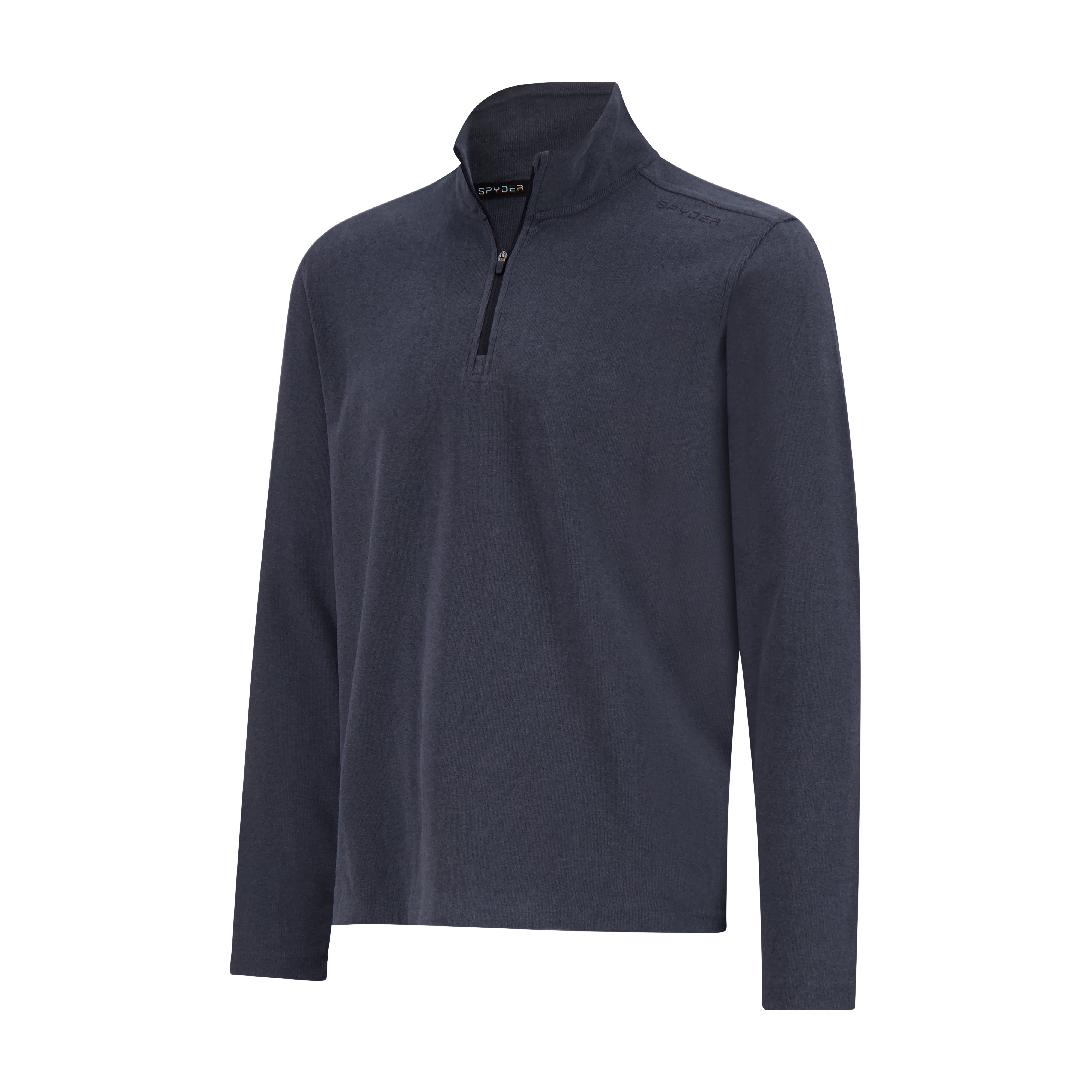 Mens Brushed Vertical Stripe Quarter Zip - Grey – Spyder