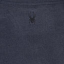 Mens Brushed Vertical Stripe Quarter Zip - Grey