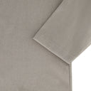 Mens Brushed Vertical Stripe Quarter Zip - Silver