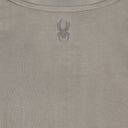 Mens Brushed Vertical Stripe Quarter Zip - Silver