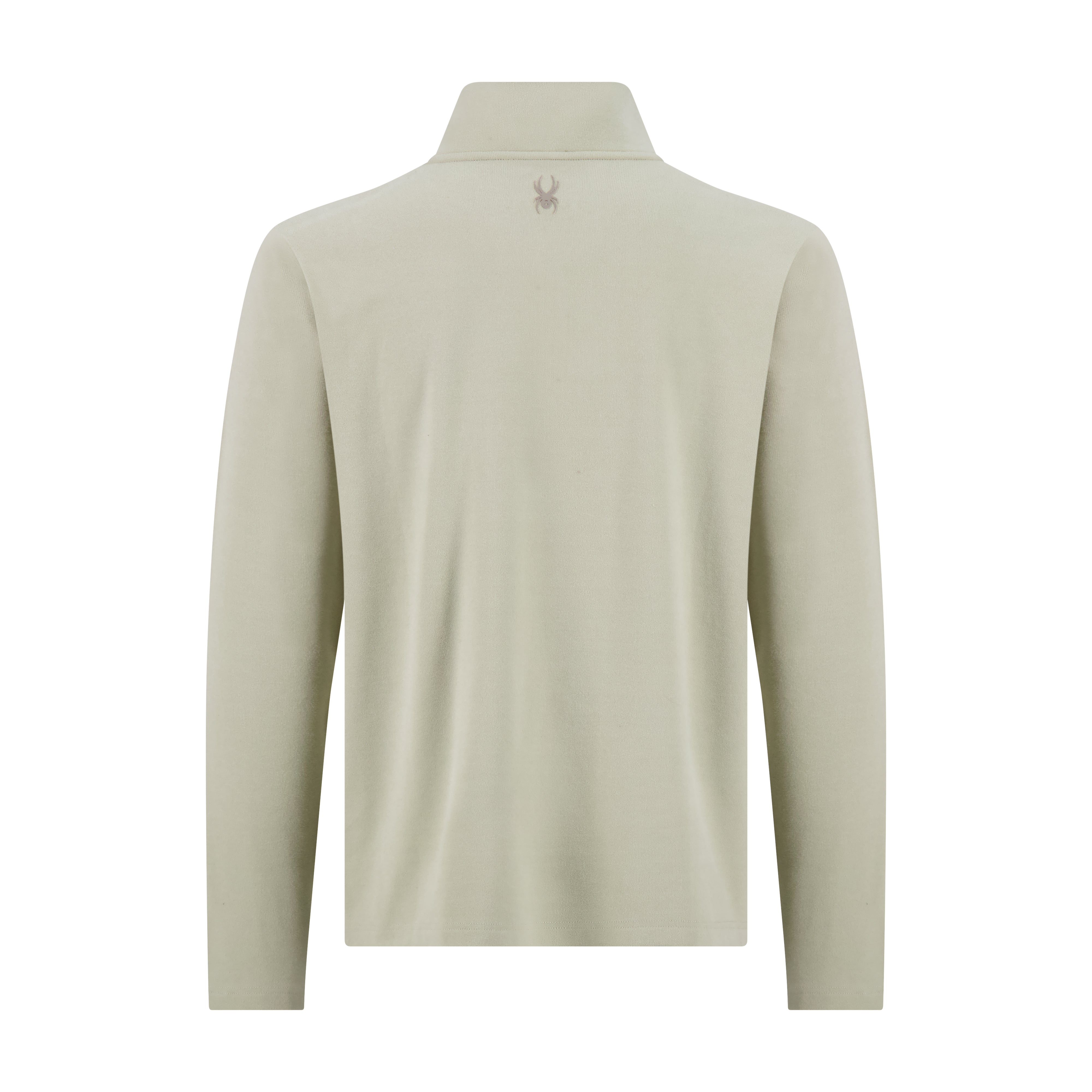 Mens Brushed Vertical Stripe Quarter Zip - Stone – Spyder