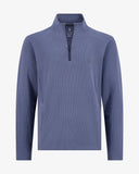Men's Corduroy Quarter Zip - Midnight Blue