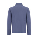 Mens Corduroy Quarter Zip - Midnight Blue