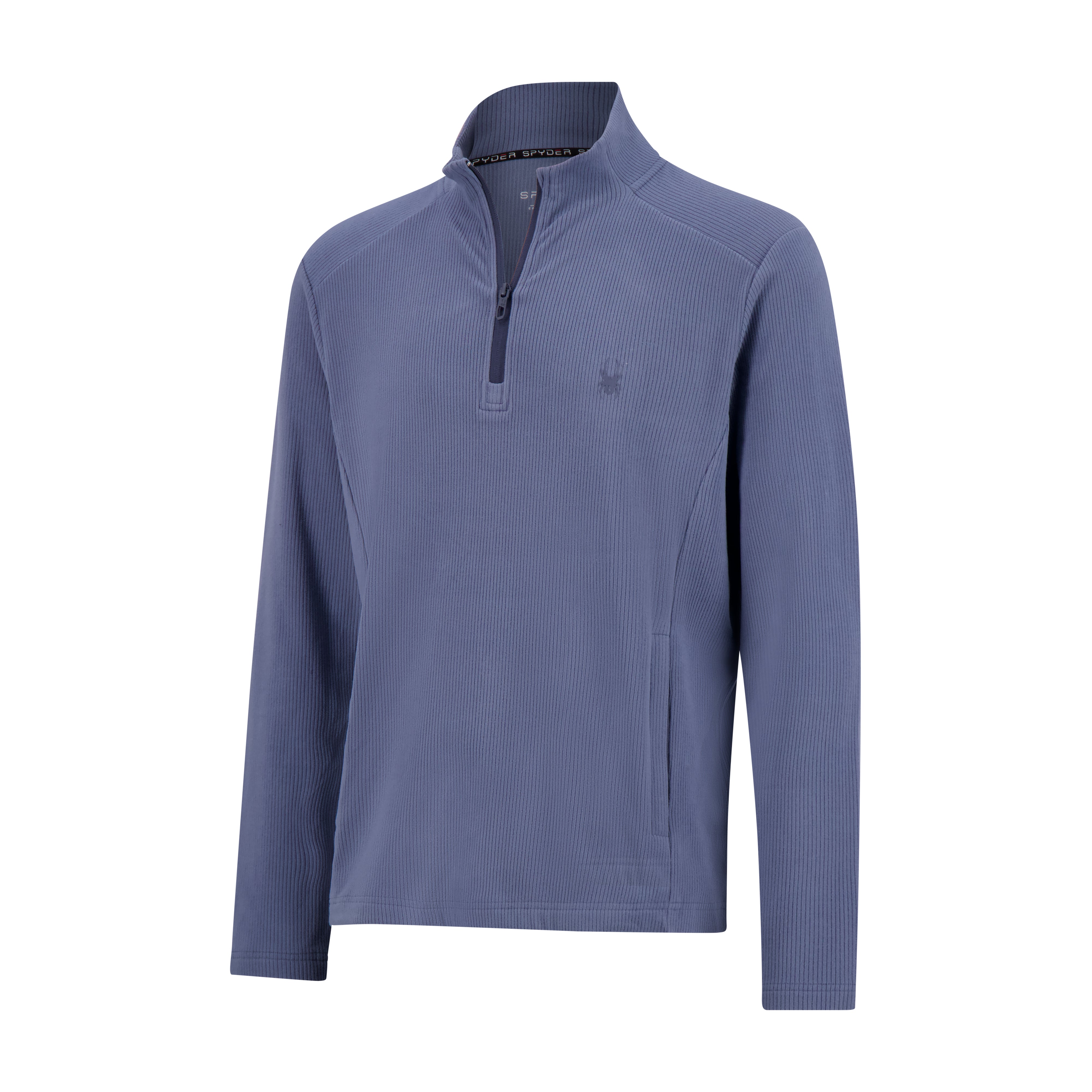 Mens Corduroy Quarter Zip - Midnight Blue – Spyder