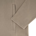 Mens Corduroy Double Knit Quarter Zip - Timber